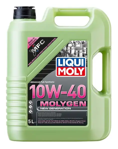 LIQUI MOLY 9951 | Motor Yağı Molygen New Generation 10w 40 5 L Acea A3 B4 Api 4 Adet