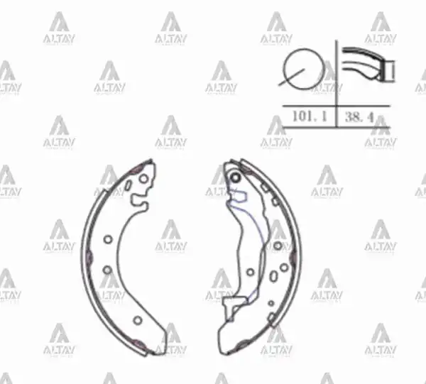 MAHER 00017 | Fren Balata Civic 96 00 Euro