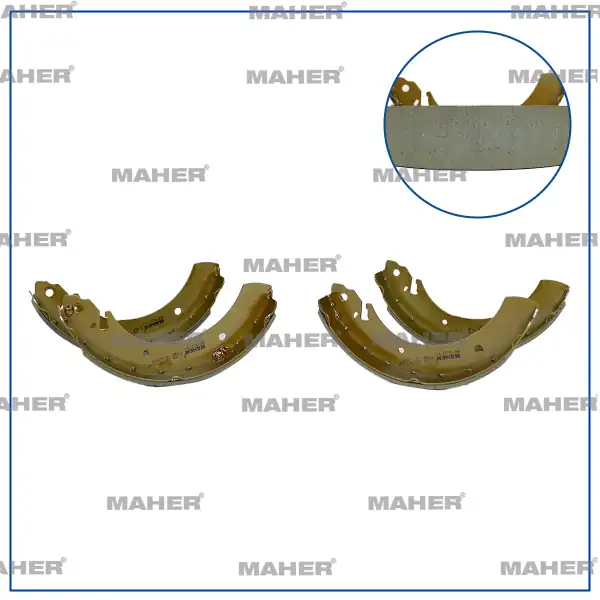 MAHER 00242 | Fren Balata H 100 94 06 Minibüs Ssangyong Rexton Actyon Musso Pabuç Arka Oem Tip