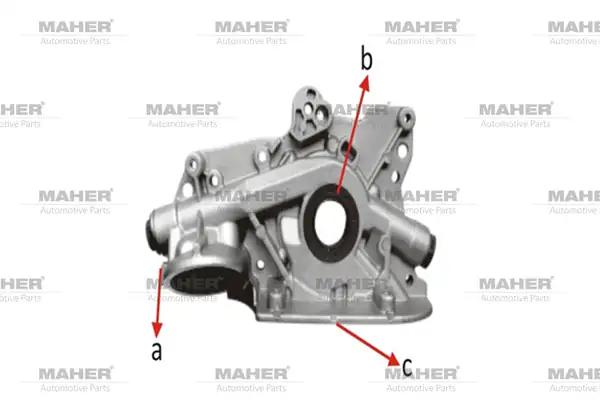 MAHER 15116 | Yağ Pompa Opel Vectra B Astra F G Omega B 94 05 Oval Tip