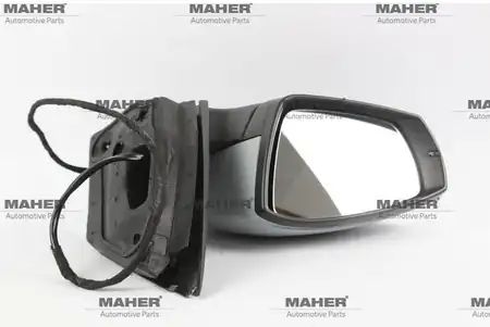 MAHER 15203 | Ayna Dış Dikiz Polo 10 17 Elektrikli Isıtmalı Sinyalli Siyah Dikdortgen Soket Sol