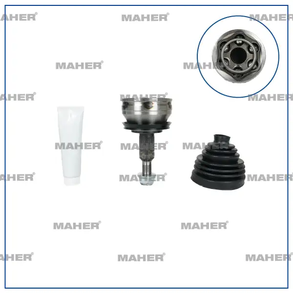 MAHER 18048 | Aks Kafası Dış Transporter T5 Transporter T6 04 AXB Caaa Caab 1 9 TDI 2 0 TDI M T 38x27x63x168