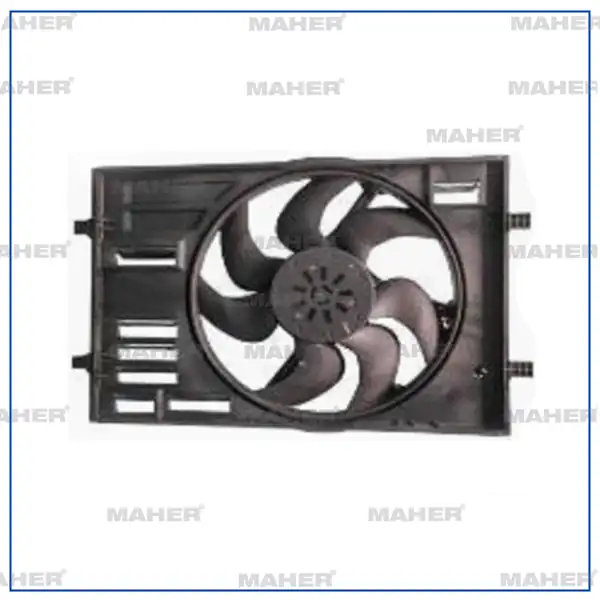 MAHER 19264 | Fan Radyatör Golf VII 12 Passat 14 Leon 12 A3 12 1 4tsi 1 6tdi 2 0 TDI Davlumbazlı 440m