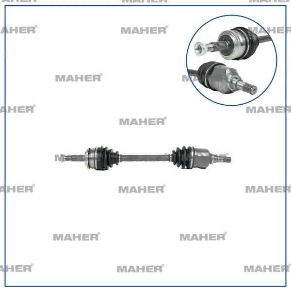 MAHER 31100 | Aks Komple Ön Auris 06 Corolla 06 1 33 1 4 1 6 Vvt-I M T 6 İleri Benzinli Sol 662mm