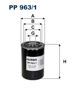 FILTRON PP963-1 | Yakıt Scania 114 124 94 P R T 2554304