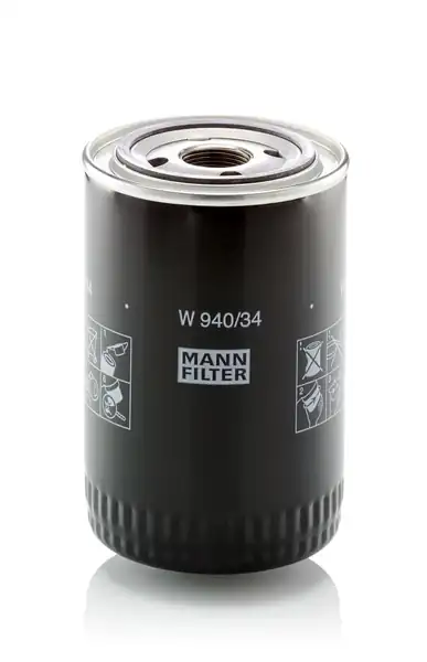 MANN W940-34 | Yağ Filtresi İnternational Harv Maxxum 5110 A 88 5120 A 90 97
