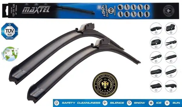 MAXTEL 12101118 | Universal Silecek Süpürgesi Muz 10 Aparatlı 450mm 18 91118 İnw018034
