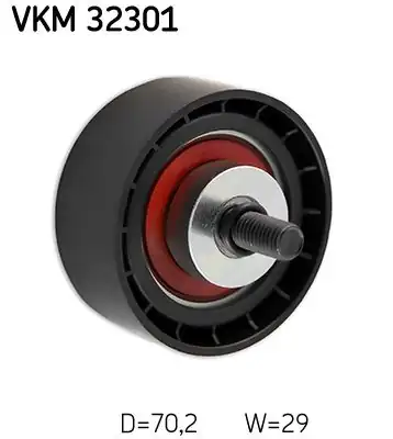 SKF VKM32301 | Alternatör Gergi Rulmanı 70mm Fiat Ducato 2 3 JTD 02 Iveco Daily