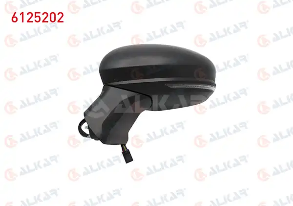 ALKAR 6125202 | Dış Dikiz Aynası Sol Elektrikli Asferık Isıtmalı Sinyalli Led 7 Pin Renault Captur II 2020
