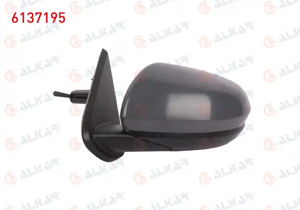 ALKAR 6137195 | Dış Dikiz Aynası Sol Mekanik Astarlı Dacia Duster 2017