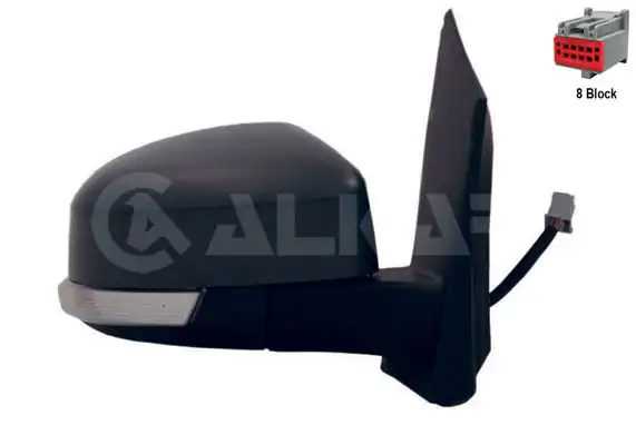 ALKAR 6138401 | Dış Dikiz Aynası Sağ Elektrikli Asferık Isıtmalı Astarlı Sinyalli 8 Pin Alt Aydınlatma Ford Focus II 2008 2011