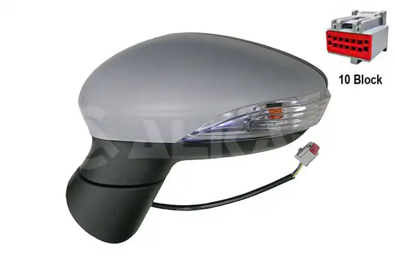 ALKAR 6139362 | Dış Dikiz Aynası Sol Elektrikli Asferık Isıtmalı Astarlı Sinyalli 6 Pin Ford Fiesta VI 2012 2016