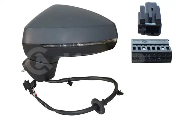 ALKAR 6139782 | Dış Dikiz Aynası Sol Elektrikli Asferık Isıtmalı Astarlı Sinyalli 8 Pin Audi A3 Sportback 2012