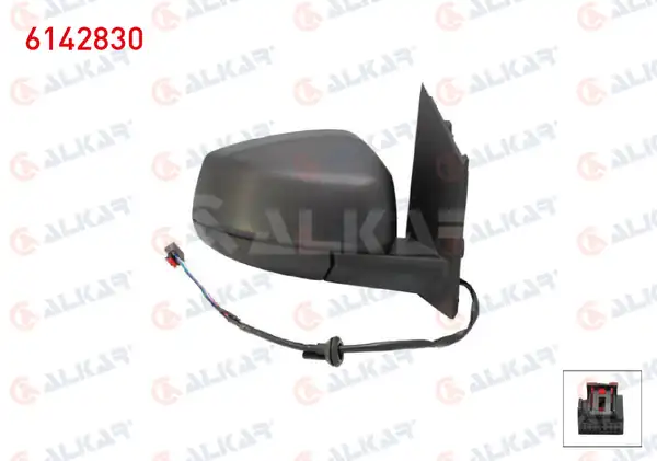 ALKAR 6142830 | Dış Dikiz Aynası Sağ Elektrikli Isıtmalı 5 Pin Ford Tourneo Connect 2022 Volkswagen Caddy V 2020