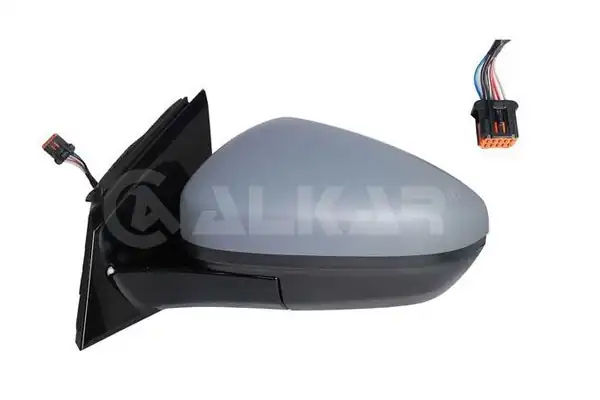 ALKAR 6143729 | Dış Dikiz Aynası Sol Elektrikli Isıtmalı Astarlı Otomatik Katlanır Alt Aydınlatmalı 9 Pin Opel Grandland X 2017