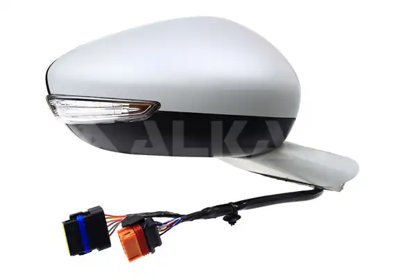 ALKAR 6144870 | Dış Dikiz Aynası Sağ Elektrikli Isıtmalı Astarlı Otomatik Katlanır Sensörlü Sinyalli 12 Pin Alt Aydınlatma Peugeot 508 2010