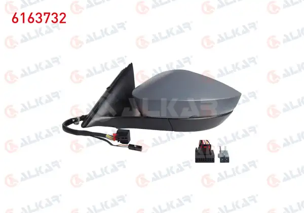 ALKAR 6163732 | Ayna Komple Sol Otm. Katlanır Serit Takip Octavia 20