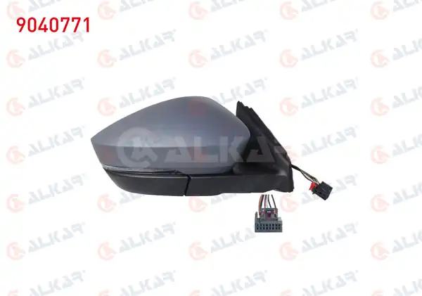 ALKAR 9040771 | Dış Dikiz Aynası Sağ Elektrikli Isıtmalı Astarlı Sinyalli 6 Pin Skoda Karoq 2017