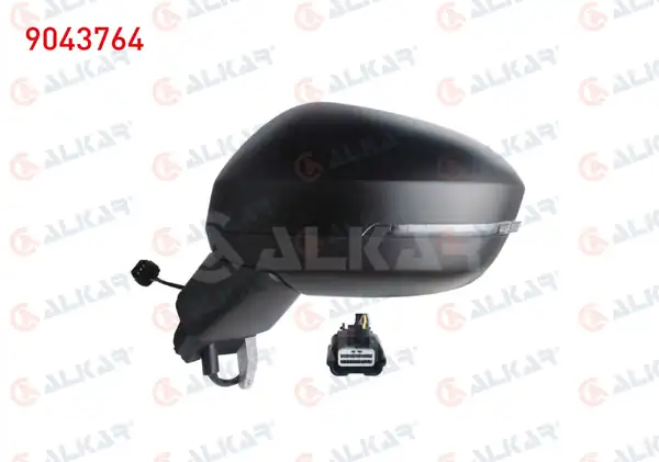 ALKAR 9043764 | Dış Dikiz Aynası Sol Elektrikli Isıtmalı Astarlı Otomatik Katlanır Sinyalli Kör Noktalı 9 Pin Nissan Juke 2019