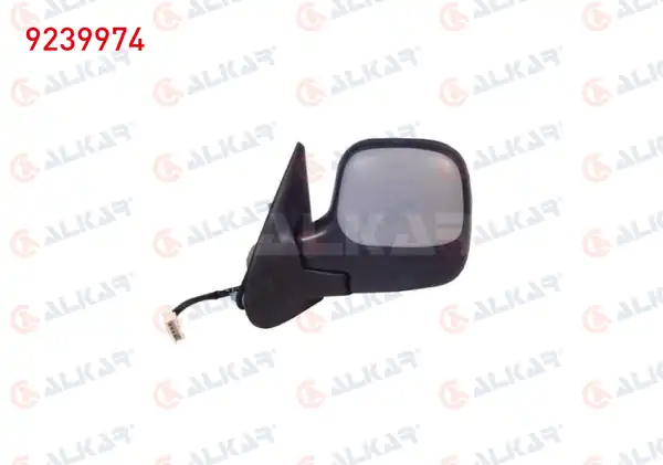 ALKAR 9239974 | Dış Dikiz Aynası Sol Elektrikli Isıtmalı Astarlı 5 Pin Citroen Berlingo 1996 2011 Peugeot Partner 1996 2015