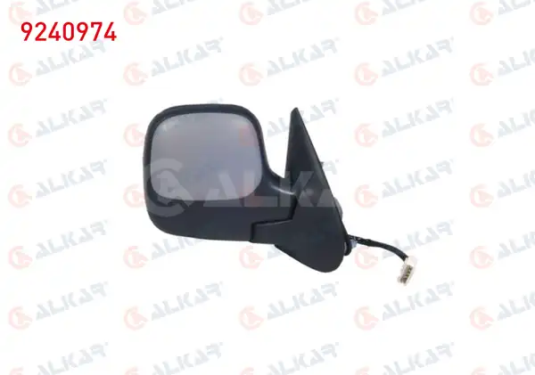ALKAR 9240974 | Dış Dikiz Aynası Sağ Elektrikli Isıtmalı Astarlı 5 Pin Citroen Berlingo 1996 2011 Peugeot Partner 1996 2015