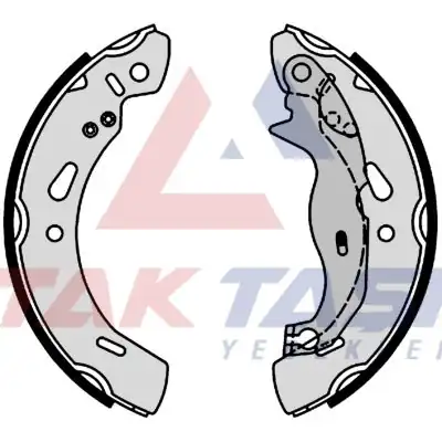 AP AP01004 | Fren Puc Balata Arka Ford Fiesta VI 1.4 TDCI 200X32 mm 2008-2012 / Ford Fiesta VII 1.5 TDCI 2012 -