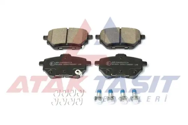 AP 05P2251 | Fren Balata Arka Ikazlı Toyota Corolla E21 1 6 Vvt İ 2019 Elektronik Park Frenı Olmayan Aracalar İçin
