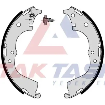 AP AP07225 | Fren Pabuç Balata Arka Toyota Hi Lux