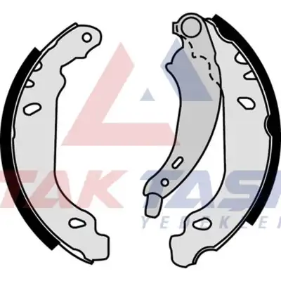 AP AP07430 | Fren Pabuç Balata Arka Peugeot 206 2a C 1 4 Hdi Levyelı 180x30 mm 1998 2006 Peugeot 206 2a C 1 4i 16v 1998 2006