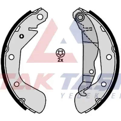 AP AP08120 | Fren Pabuç Balata Arka Opel Corsa B