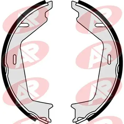 AP AP08260 | El Fren Balatası Arka 177 8x25mm Volvo S60 2000 2010 S80 2000 2014