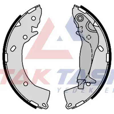 AP AP08670 | Fren Pabuç Balata Arka Levyelı 203X31,5mm Hyundai Getz 1.1İ-1.4İ-1.5 CRDI ABS li 2002-2008 / i20 1.2 2008-2015