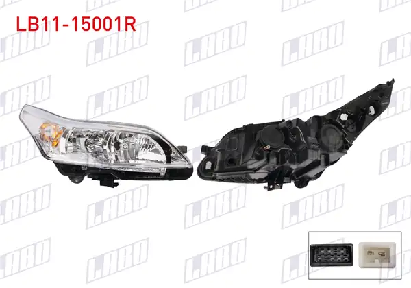 LABO LB11-15001R | Far Sağ Citroen C4 08