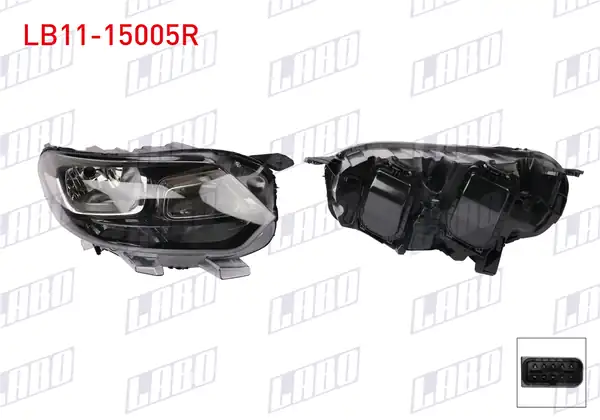 LABO LB11-15005R | Far Sağ Citroen Jumpy 2018 Opel Vivaro C