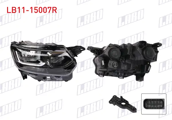 LABO LB11-15007R | Far Sağ Citroen Berlingo 2018