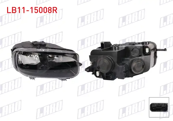 LABO LB11-15008R | Far Sağ Citroen Berlingo 2018 Opel Combo Toyota Proace