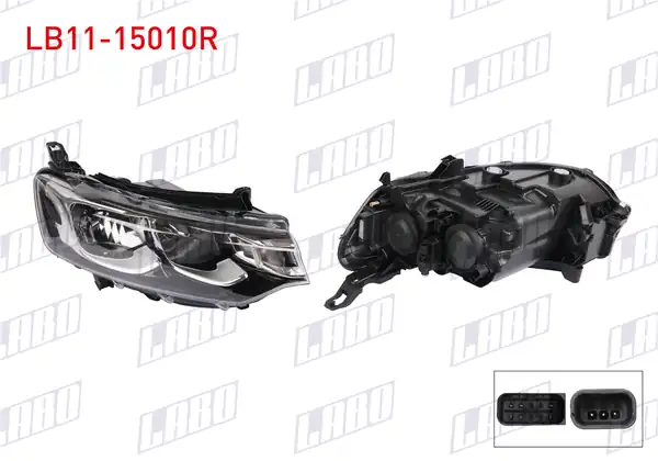 LABO LB11-15010R | Far Sağ Citroen Elysee 2017
