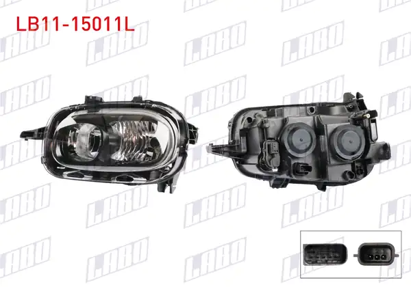 LABO LB11-15011L | Far Sol Citroen C3 2016