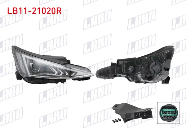 LABO LB11-21020R | Far Sağ Ledli Motorlu Hyundai Elantra 19 21