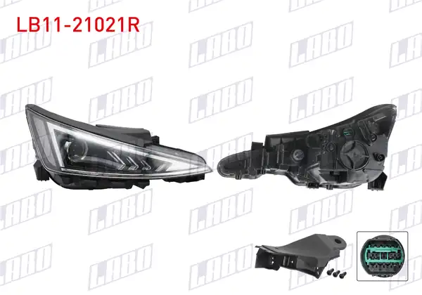 LABO LB11-21021R | Far Sağ Ledsiz Motorlu Hyundai Elantra 19 21