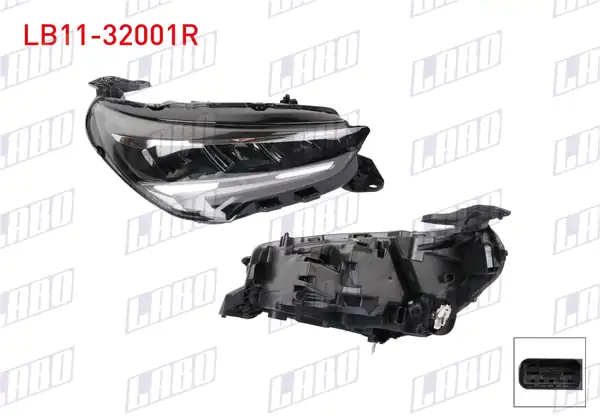 LABO LB11-32001R | Far Sağ Ledli Opel Corsa F 2019