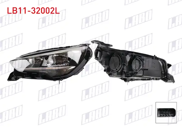 LABO LB11-32002L | Far Sol Opel Corsa F 2019