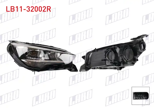 LABO LB11-32002R | Far Sağ Opel Corsa F 2019 -