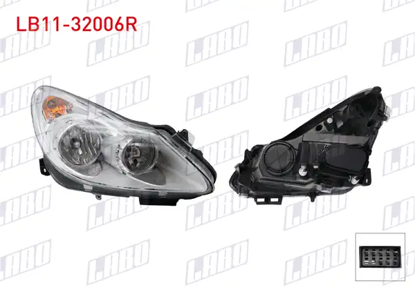 LABO LB11-32006R | Far Sağ Opel Corsa D 2006 2019