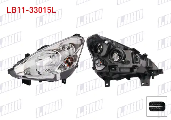 LABO LB11-33015L | Far Sol Peugeot Partner 2015 2018