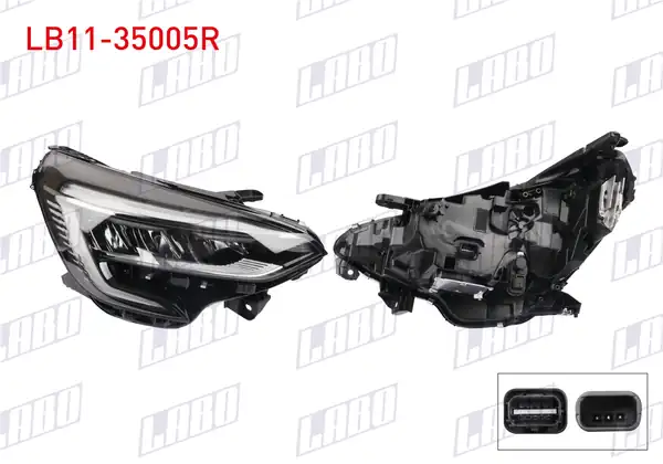 LABO LB11-35005R | Far Sağ Krom İç Renault Clio V 2021