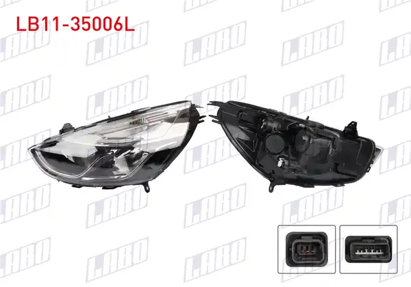 LABO LB11-35006L | Far Sol İçi Krom Renault Clio IV 2016