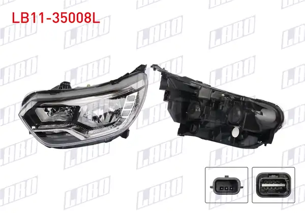 LABO LB11-35008L | Far Sol Motorlu Ledli Renault Express 2021
