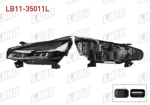 LABO LB11-35011L | Far Sol Ledli Renault Clio V Faz 2 2024