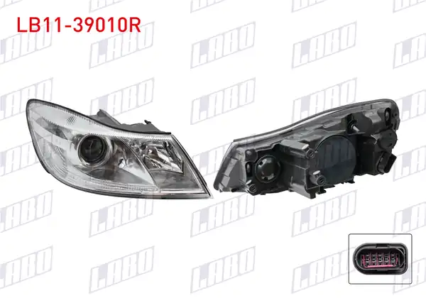 LABO LB11-39010R | Far Sağ Octavia Yazili Skoda Octavia 2009 2013